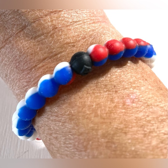 LOKAI Red, White, & Blue Minnesota Twins Game Day Bangle Bracelet Boho Coastal - Picture 5 of 5